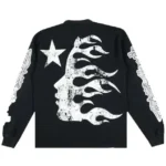 Black Hellstar Victory Thermal Crewneck Sweatshirt