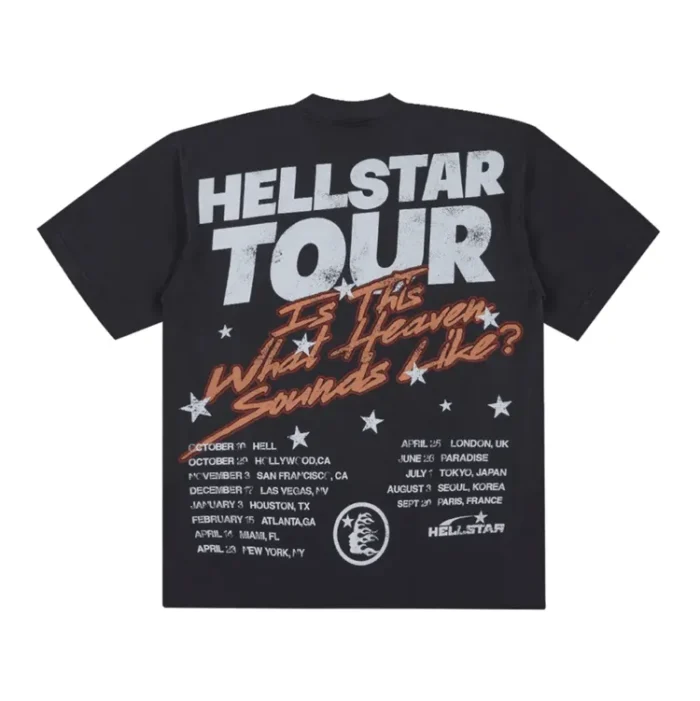 Hellstar Studios Biker Tour Short Sleeve Tee Shirt Black