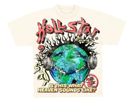 Hellstar Studios Heaven on Earth T-Shirt Cream